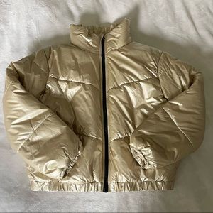 ❗️Wild Fable gold puffer jacket